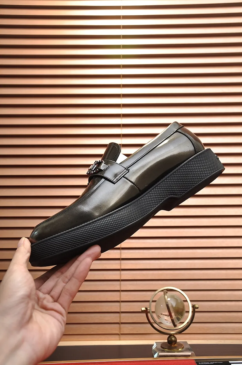 Men's shoes 💰720💶 [Ferragamo/Ferragamo] The latest model in the counter. Original imported open-sided high-quality cowhide hand-woven + imported 🐂 cowhide + original luxury metal buckle + original combination outsole. Comparison without pressure 38--45 (45 custom-made)